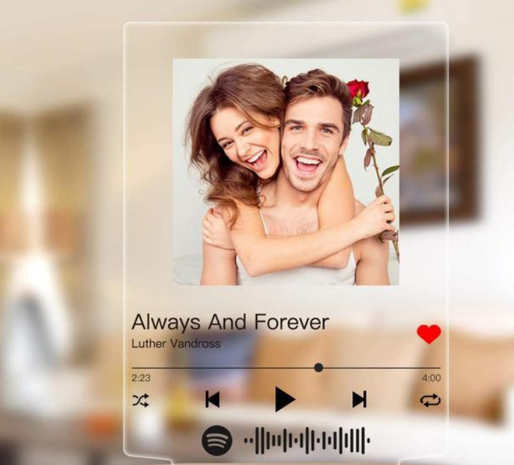 Customizable Photo Music Album Cover Night Light Carved Name Song Photo Frame Customizable Photo Music Album Cover Night Light Carved Name Song Photo Frame